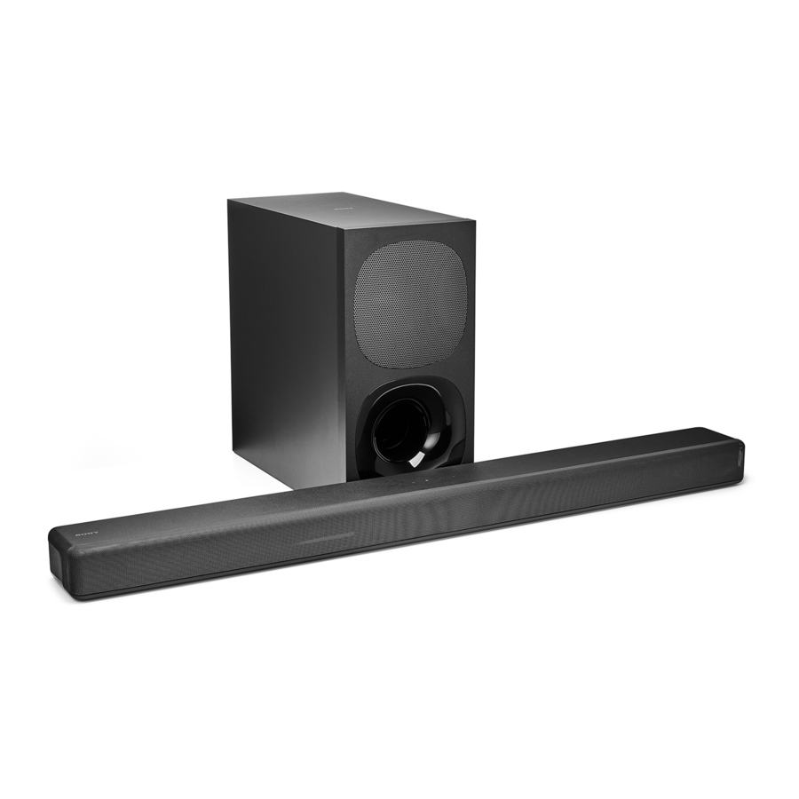 Sony HT-G700 Manual
