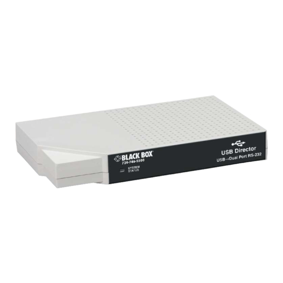 Black Box USB Director RS-232 Specifications