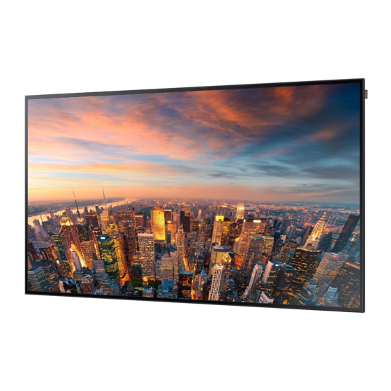 Samsung DM82D Digital Signage Display Manuals