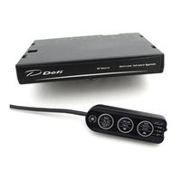 Defi Defi-Link Advance Operation Manual
