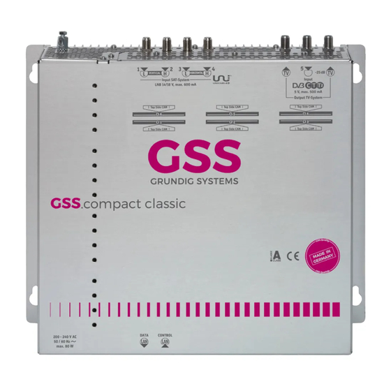 GSS Compact Classic STC 4-16 IPS CI Assembly Instructions Manual