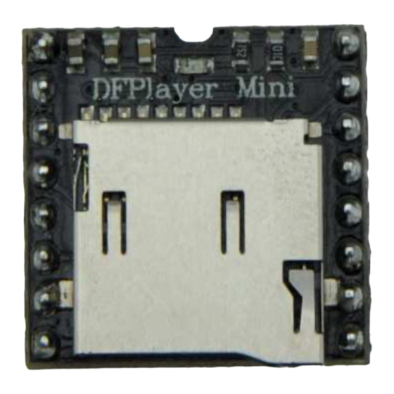 DFROBOT DFPLAYER MINI MANUAL Pdf Download | ManualsLib