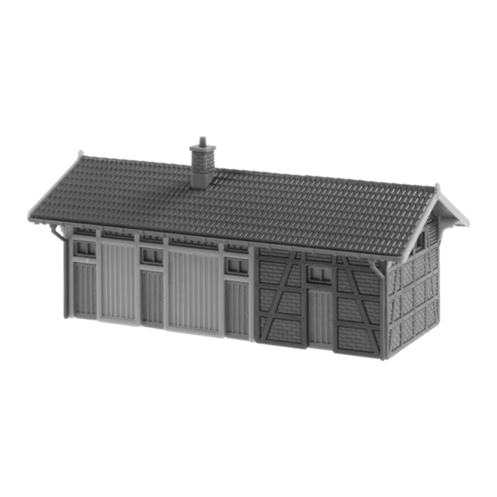 Faller TOILET HOUSE Instructions