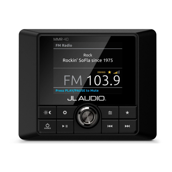 JL Audio MMR-40 Mounting Instructions