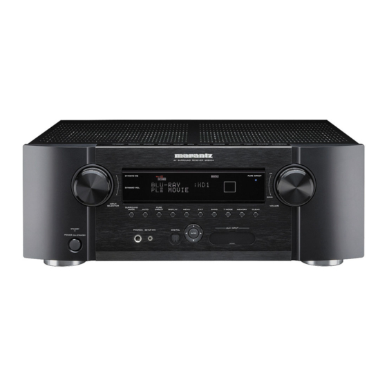Marantz SR5004 Manual