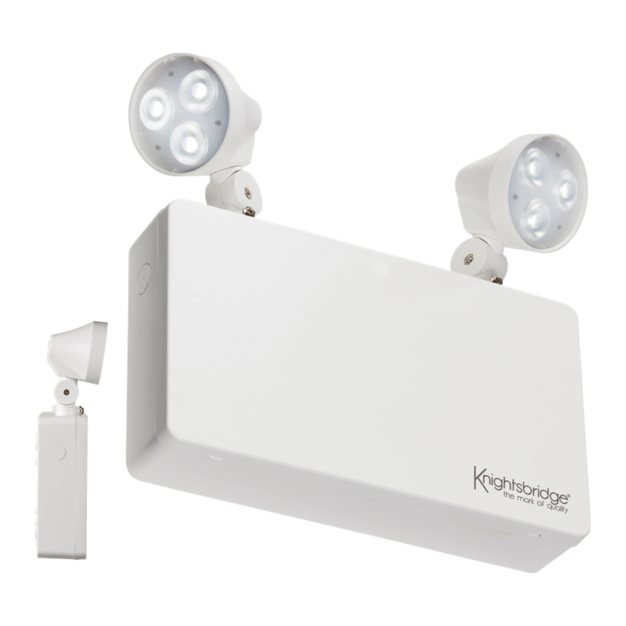 ML Accessories Knightsbridge EMTWINPC Installation & Maintenance Manual