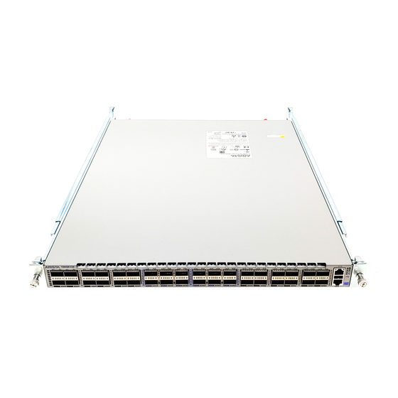 Arista DCS-7280QR-C36 Quick Start Manual