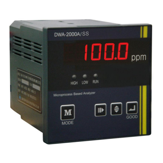 DYS DWA-2000A-SS Manuals