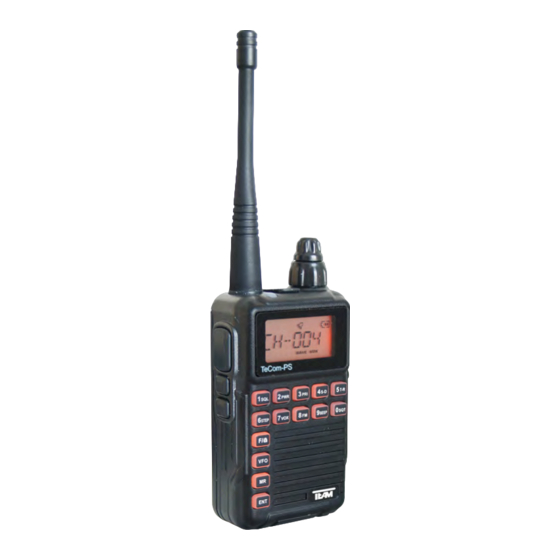 Team Electronic TeCom PS 16K PMR446 Manual