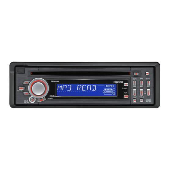 Clarion DB266MP Owner's Manual