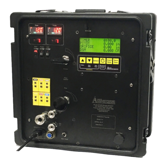 Apex Instruments XD-502 Operator's Manual
