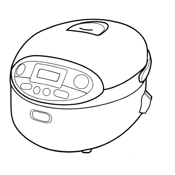 National SR-MM10N Electronic Rice Cooker Manuals