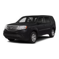 Honda 2013 Pilot Touring Reference Manual