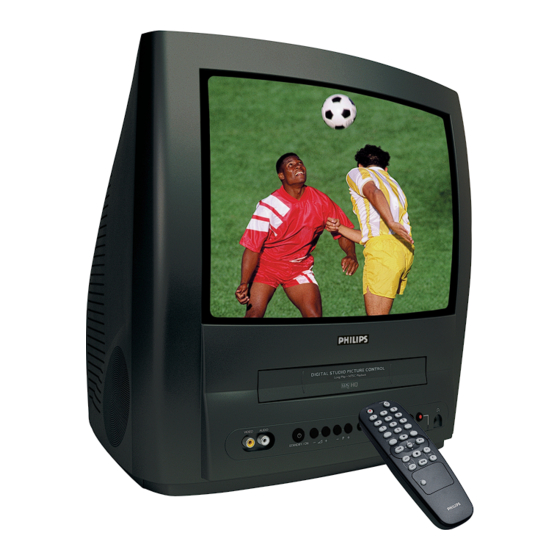 User Manuals: Philips 14PV120/07 TV VCR Combo