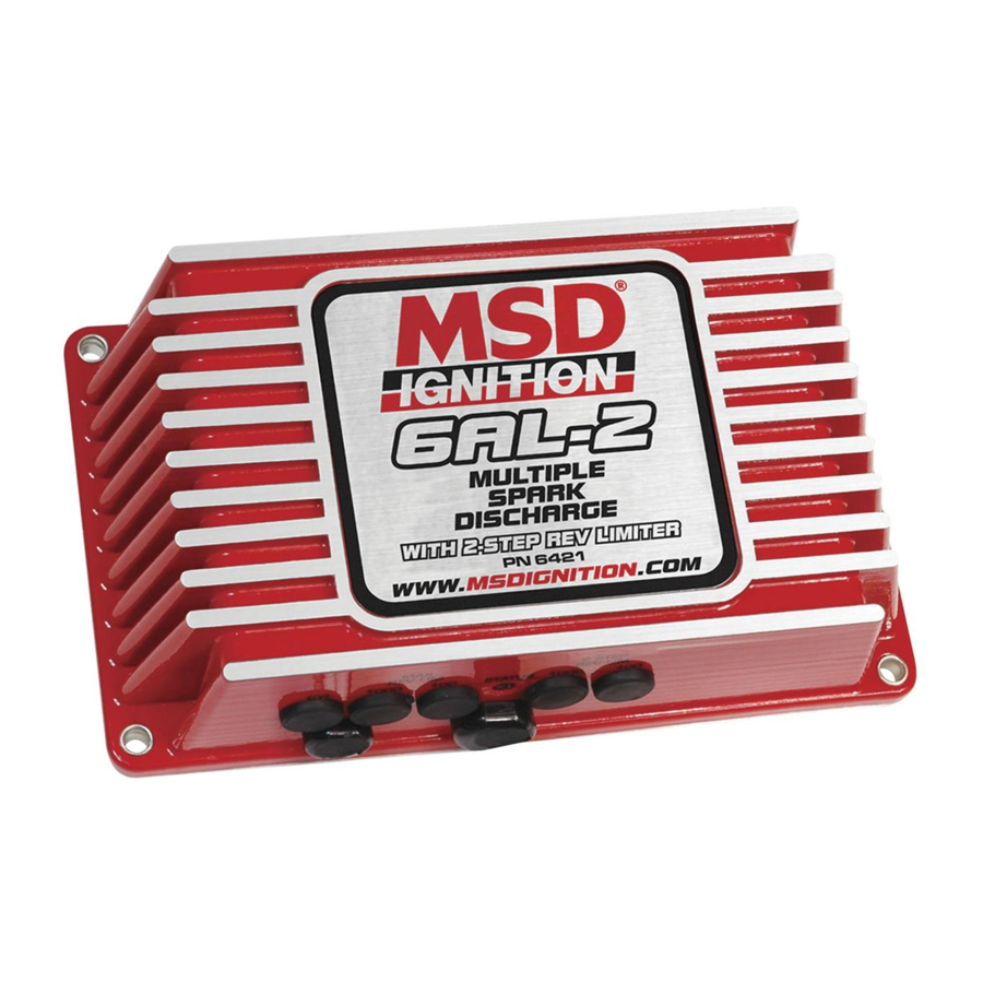 MSD 6421 Installation Instructions Manual