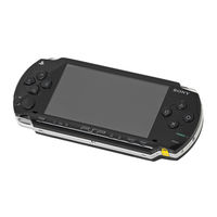 Sony PlayStation Portable PSP-2001 Quick Reference