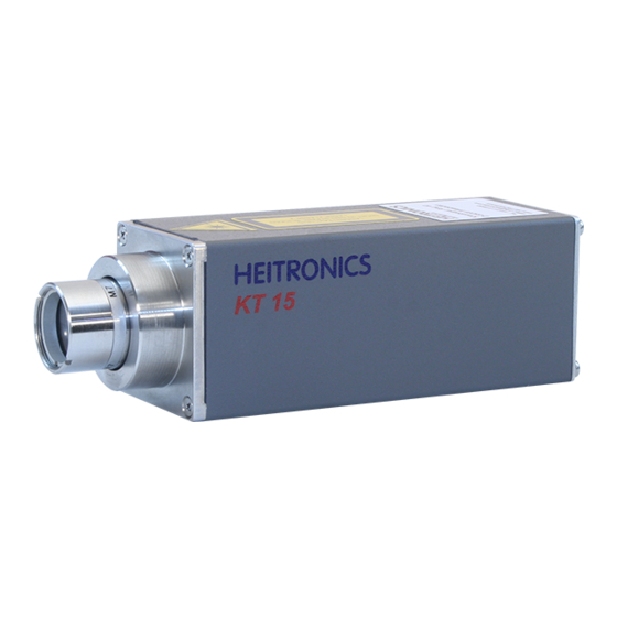 Heitronics KT15 II Operating Instructions Manual
