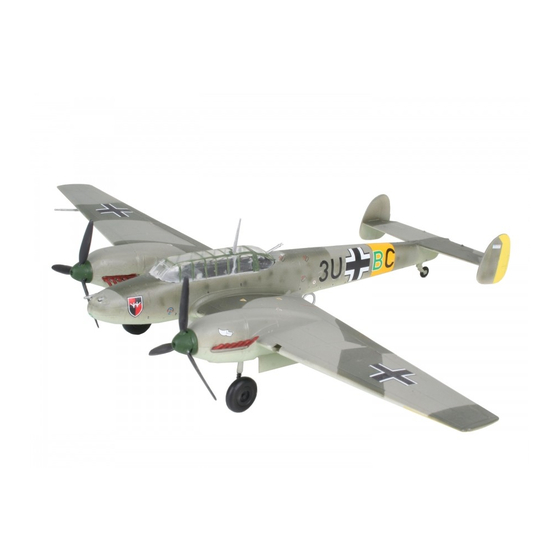 REVELL Messerschmitt Bf 110 E-1 Manuals