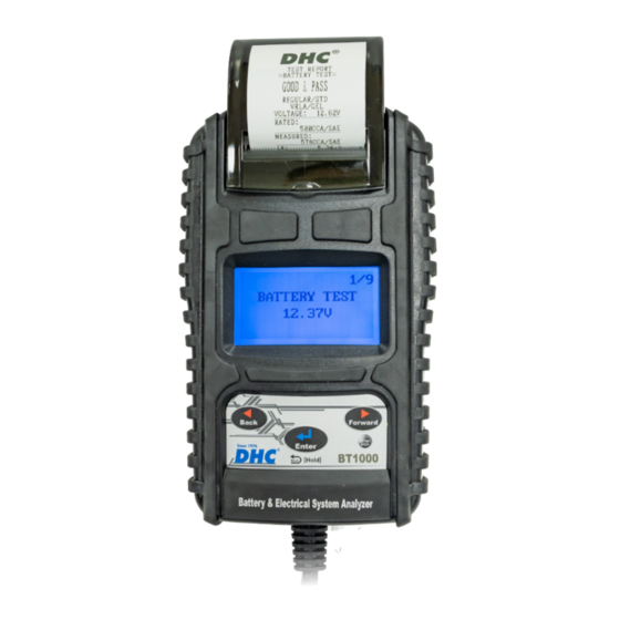 DHC BT1000 HD Owner's Manual