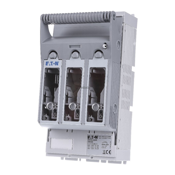 Eaton XNH00-A160 Series Instruction Leaflet