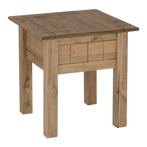 Seconique PANAMA LAMP TABLE Assembly Instructions
