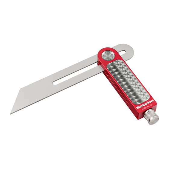 Woodpeckers SLIDING BEVEL GAUGE & BEVEL BLOCK Owner's Manual