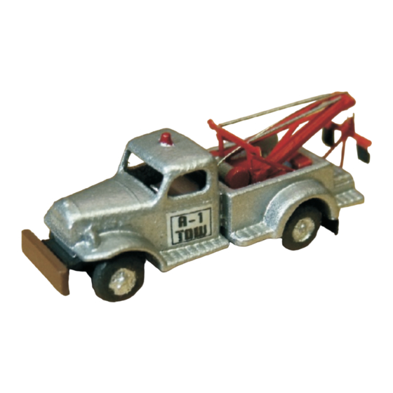 Eaelec Z-Scale Power Wagon Tow Truck Assembly Instructions
