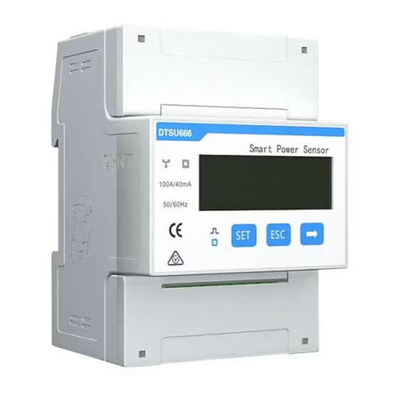 CHINT DTSU666-FE Quick Manual