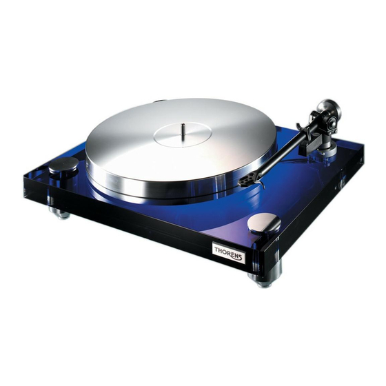 THORENS TD 2010 User Manual