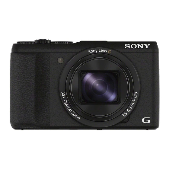 Sony DSC-HX60 Instruction Manual