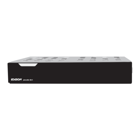 Telecomando Originale Edision Per PICCOLLO 3in1 Plus CI - Sostituzione Nero/Grigio