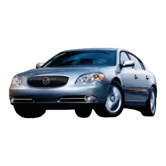 Buick Lucerne 2007 Getting To Know Your