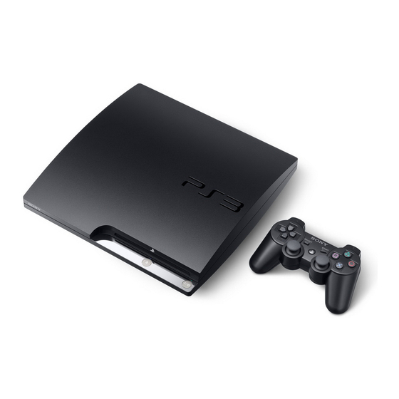 Sony 320 GB Playstation 3 4-199-233-12 Manuals