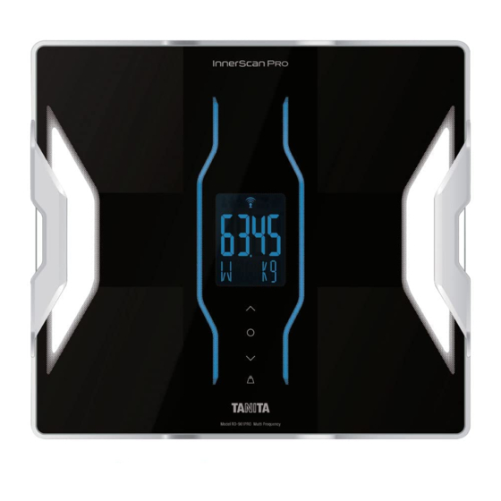 Tanita InnerScan Pro RD-901PRO Instruction Manual