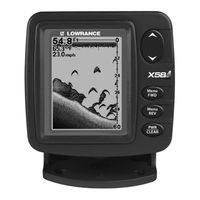 Lowrance X58DF Installation And Operation Instructions Manual