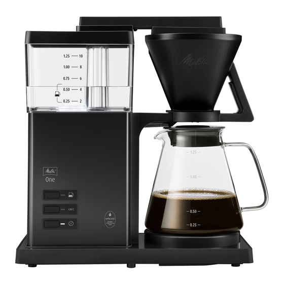Melitta One User Manual