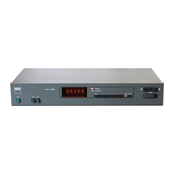 NAD 4225 Service Manual