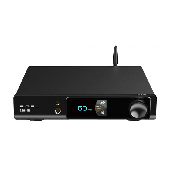 SMSL RAW-HA1 User Manual