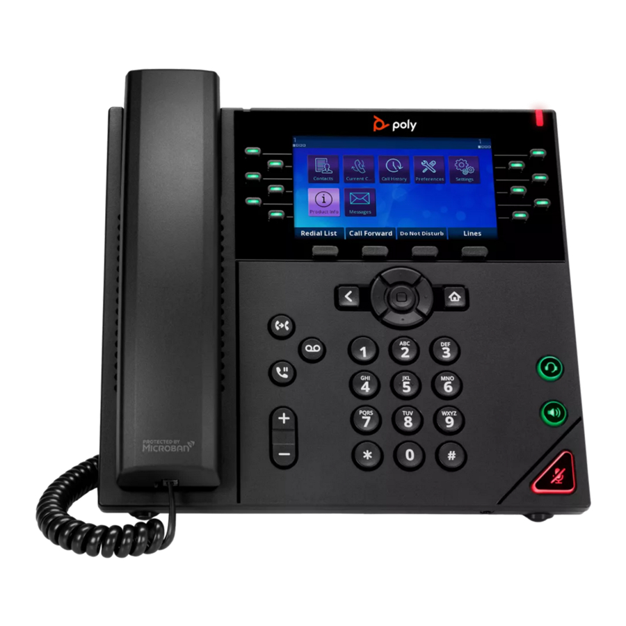 Polycom VVX 450 - Business Media Phone Quick Start Guide