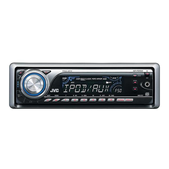 JVC KD-APD58 Instructions Manual