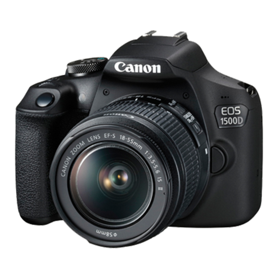 Canon EOS 1500D Rebel T7 Instruction Manual