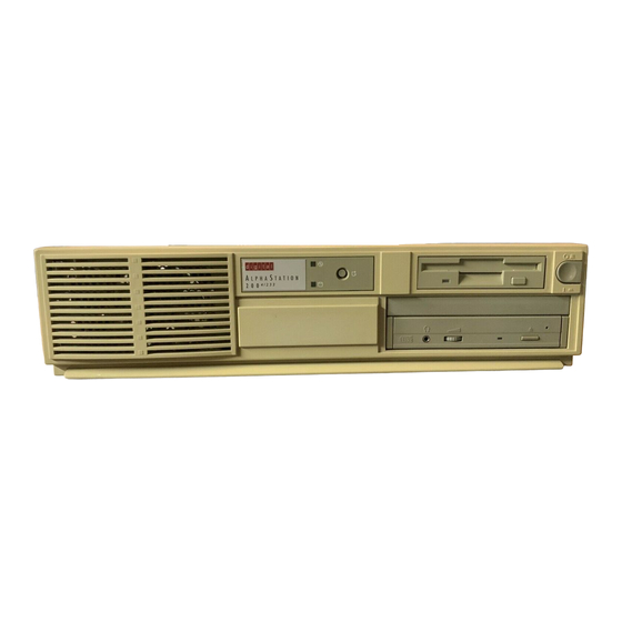 Digital Equipment Digital AlphaStation 200 Series Technical Information