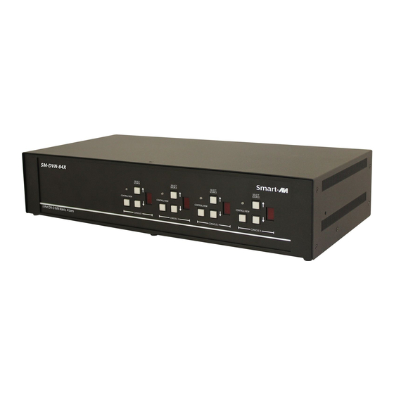 SMART-AVI SM-DVN-84X Quick Start Manual
