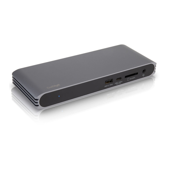 CalDigit Thunderbolt 3 USB-C HDMI Dock User Manual