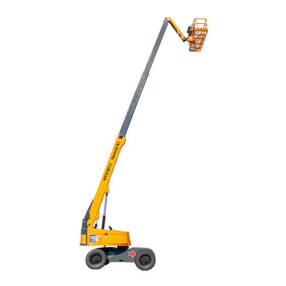 Haulotte HT23RTJ O Maintenance Book