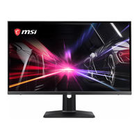 MSI Optix MAG271V Manual