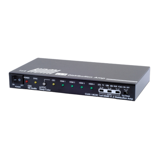 Cypress CLUX-14CEC Operation Manual
