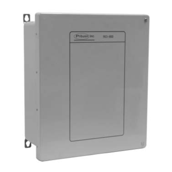Pribusin RCI-800 Series Instruction Manual