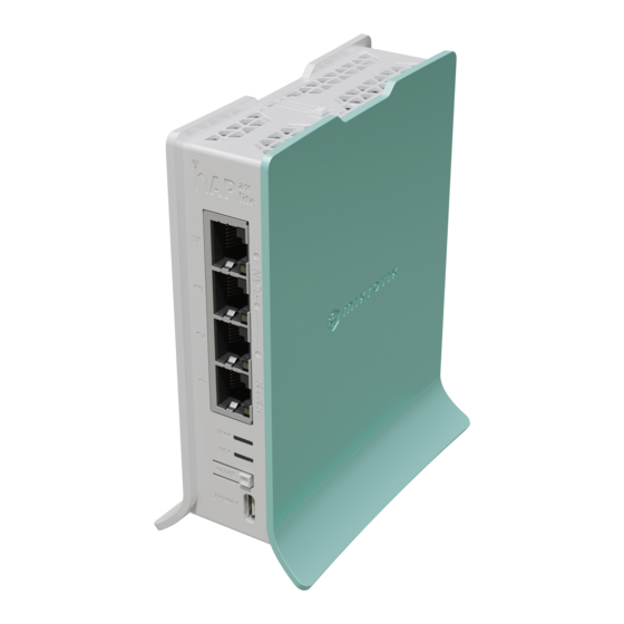 MikroTik hAP ax lite Quick Manual
