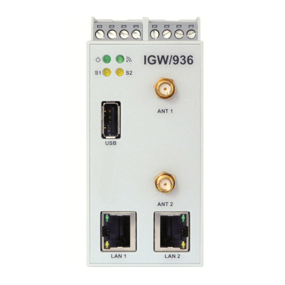 SSV IGW/936-L Manuals